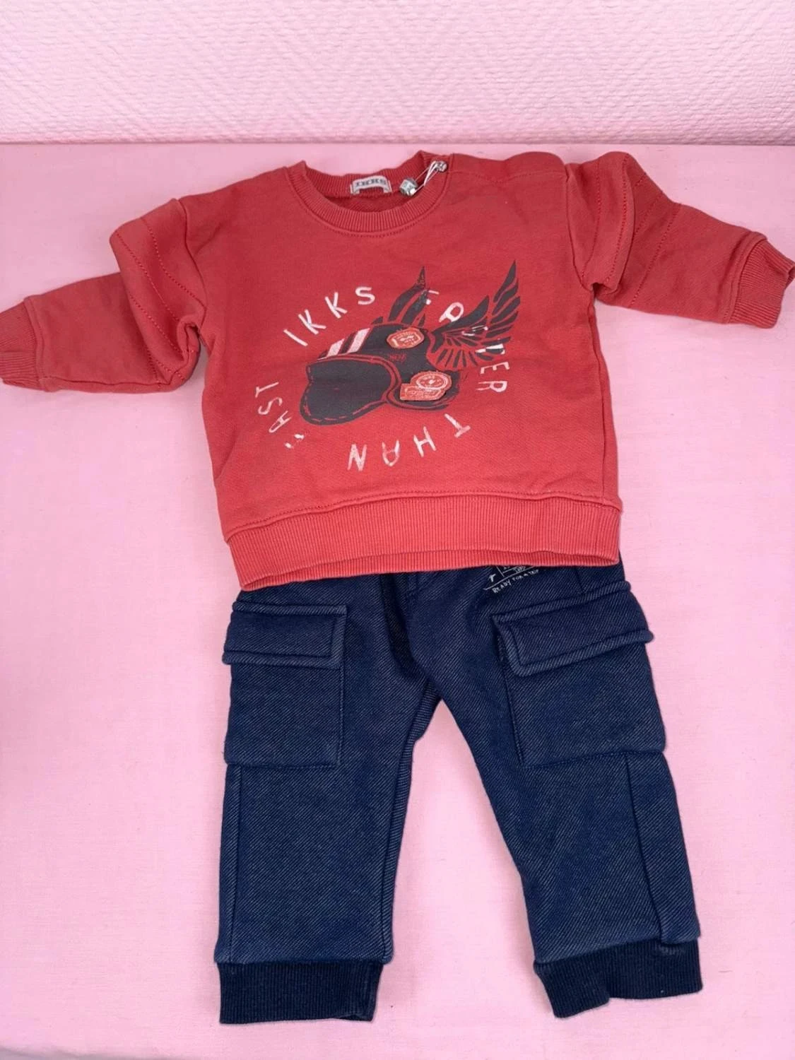 IKKS boy's set size 12 months clean – photo 3